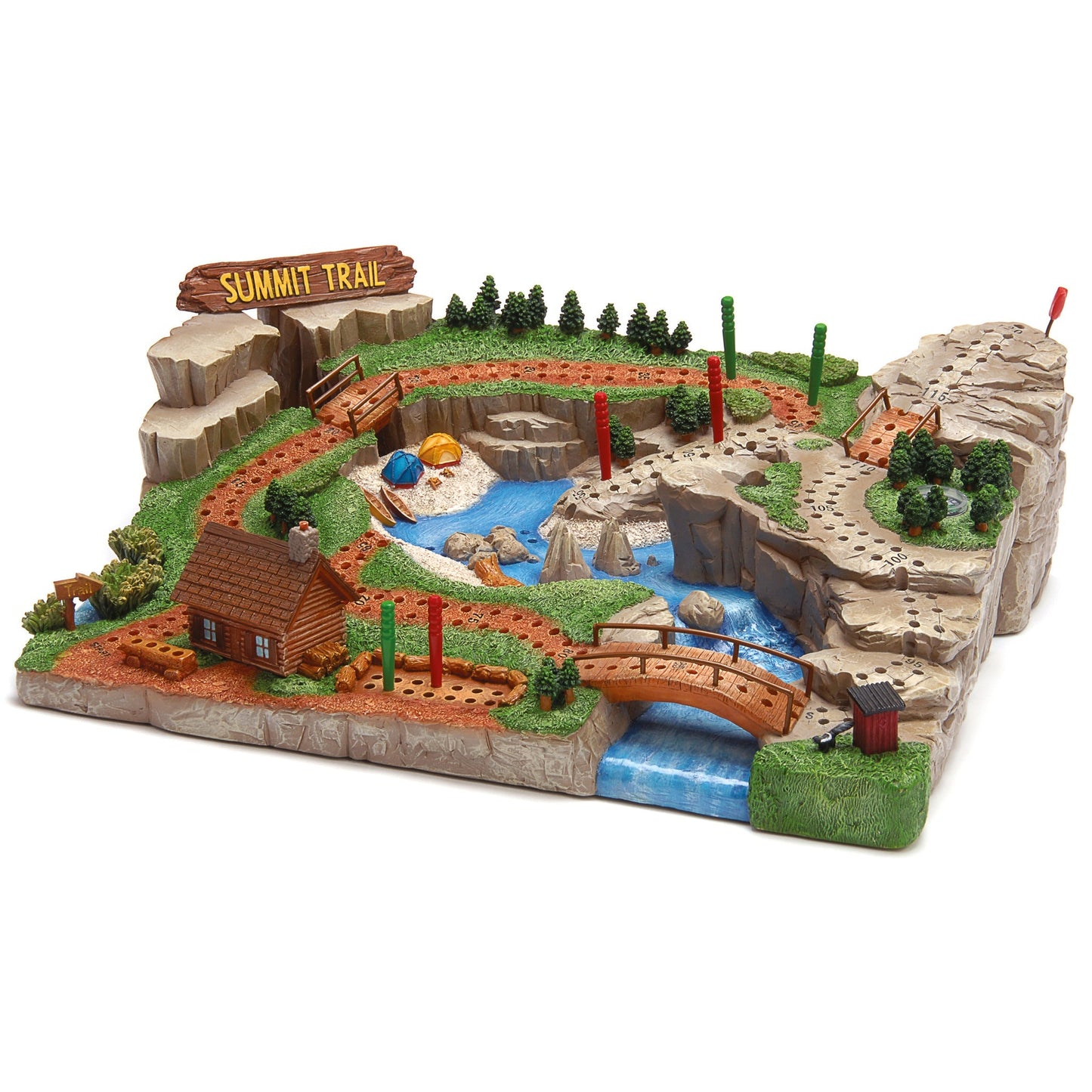 Summit Trail Cribbage Board