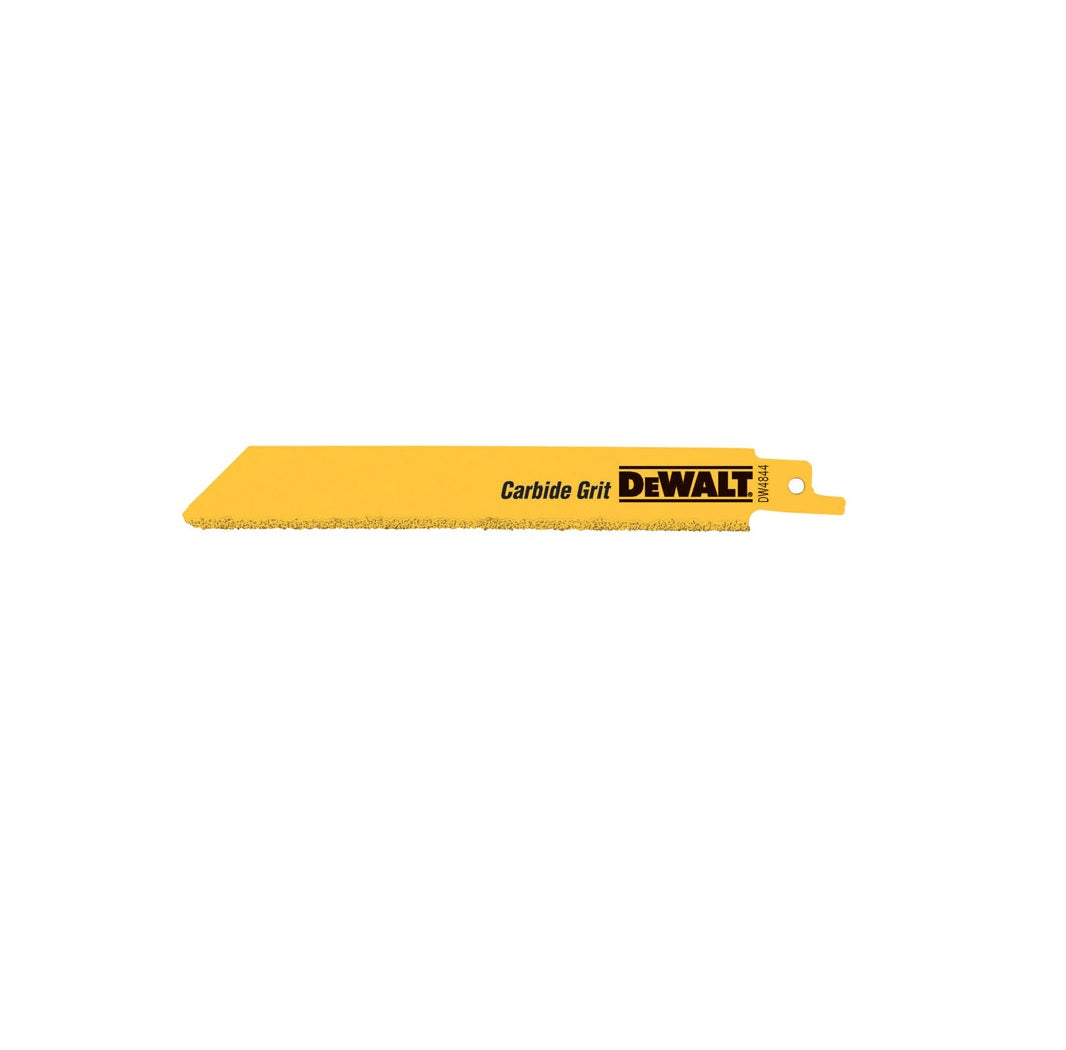 DeWalt DW4844 Reciprocating Saw Blade, Carbide Grit