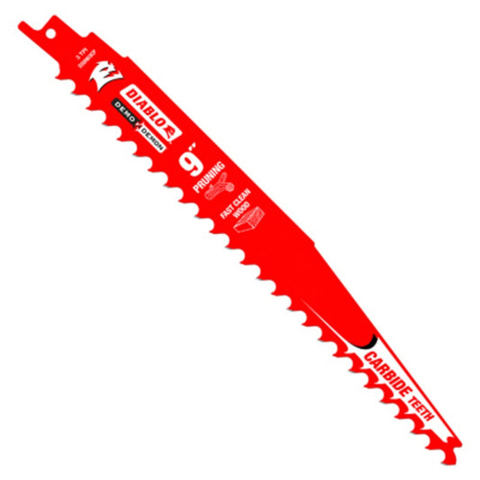 Diablo DS0903CP10 Carbide Tipped Pruning Demo Demon Reciprocating Blades, 9 Inch