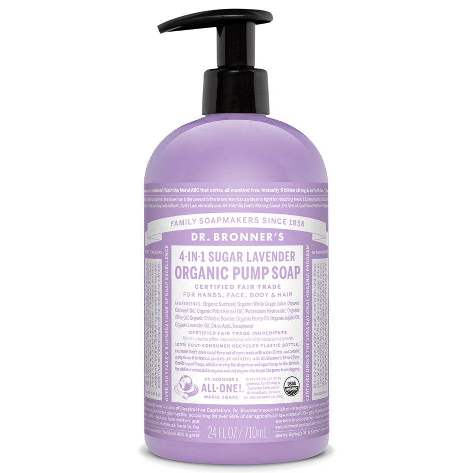 Dr. Bronner's - Pump Soap - Lavender, 710ml