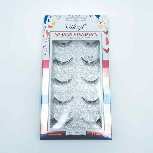 Vikiyi Mink Eyelashes Style M08 5pk
