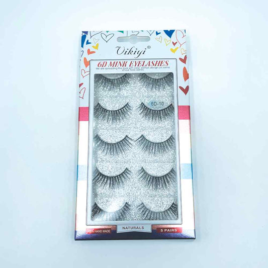 Vikiyi Mink Eyelashes Style M10 5pk