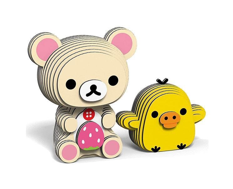 Korilakkuma And Kiiroitori 3D Paper Art