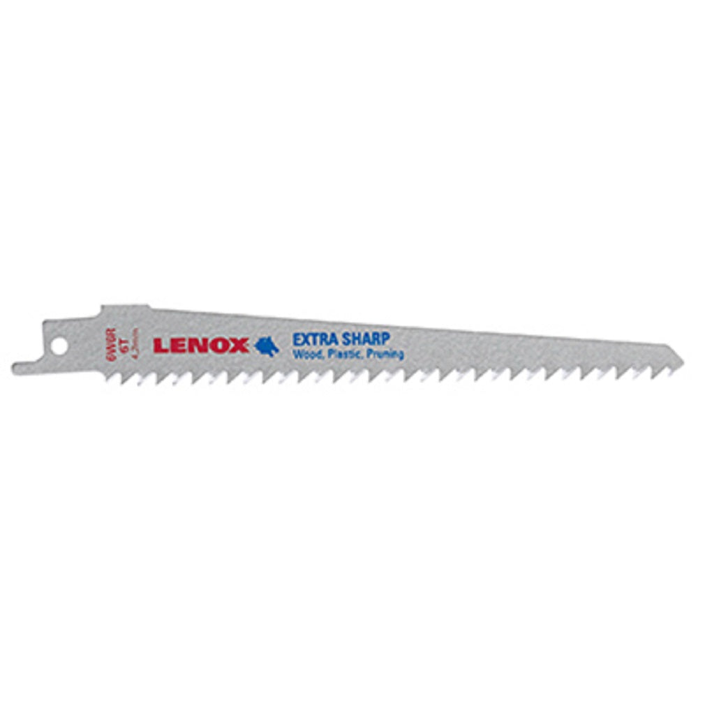 Lenox 121016W6R Reciprocating Saw Blade, 6 TPI, 6 Inch