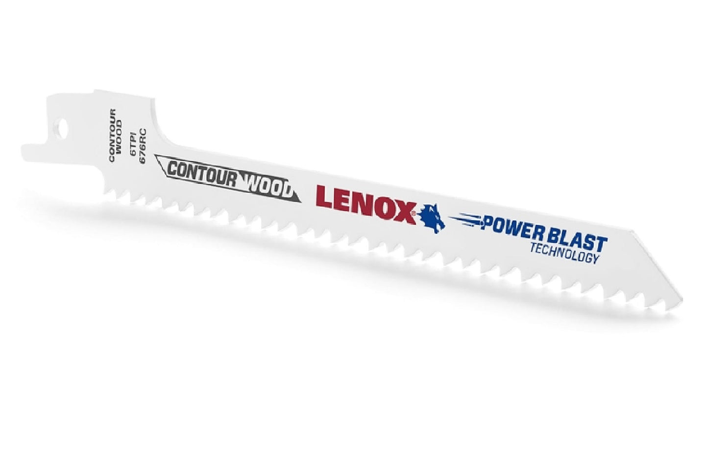 Lenox® 20556676RC Wood Cutting Bi-Metal Reciprocating Saw Blades, 6 TPI, 6", 5Pk