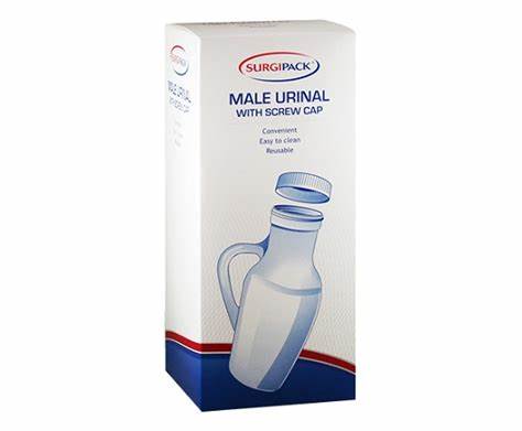 SP Male Urinal w/Handle & Lid
