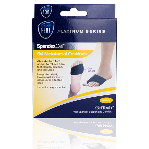 Neat Feat Platinum Series Spandex Gel Metatarsal Cushion 1 Pair - Large