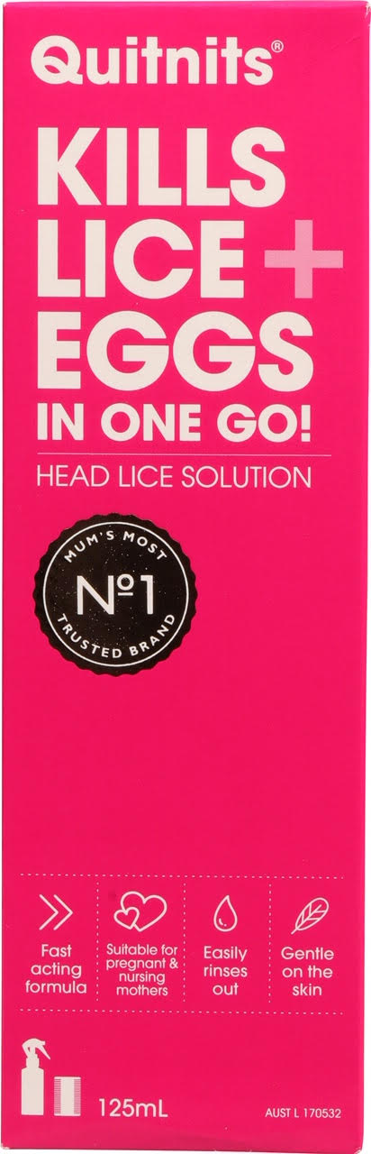 Quitnits Head Lice Solution 125ml