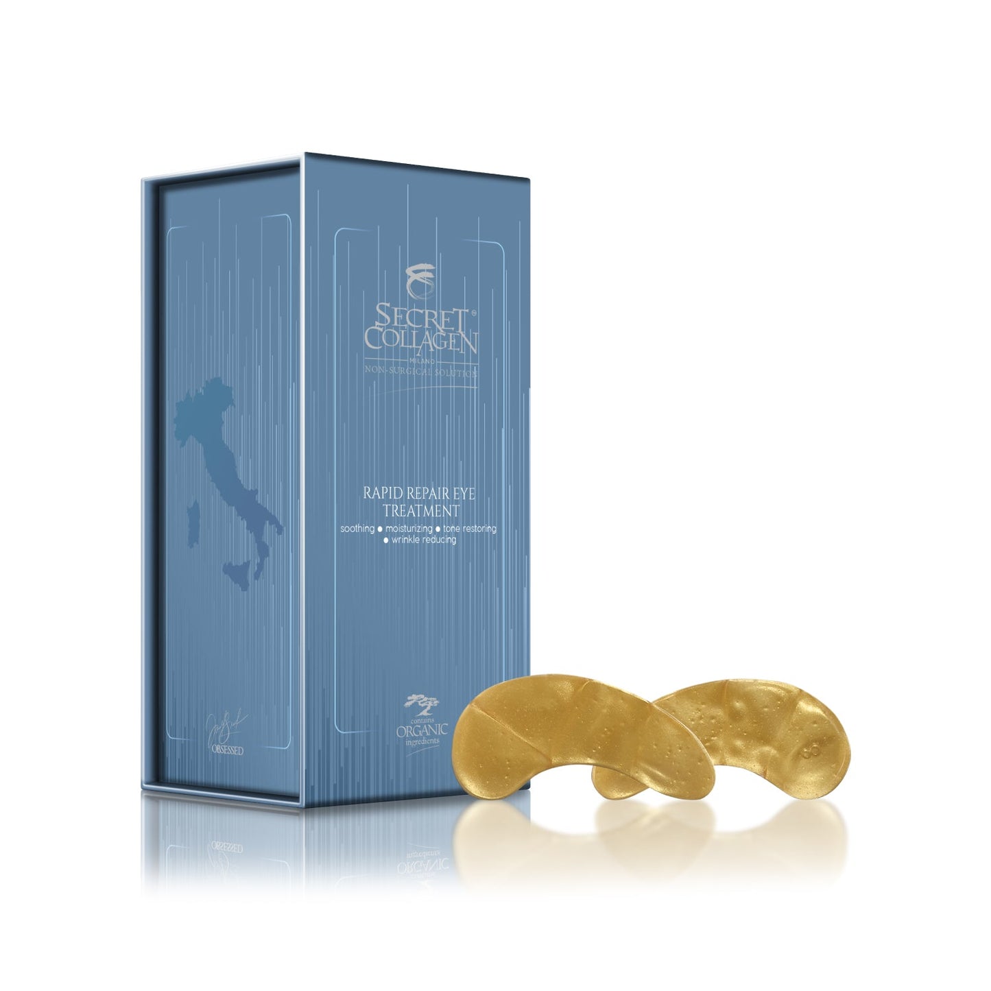 Secret Collagen Rapid Wrinkle Repair Cool Gel Eye Sachets - 12 pc