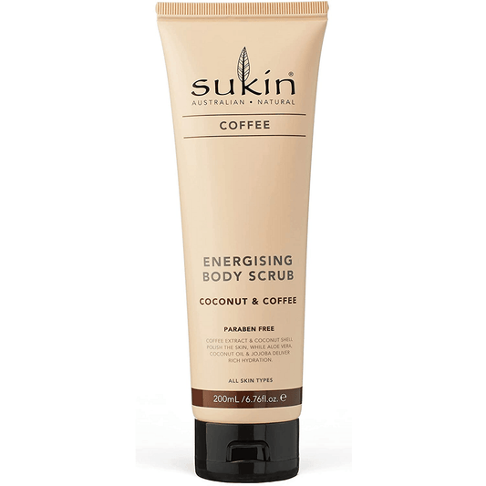 Sukin Natural Energising Body Scrub Coconut & Coffee 200mL