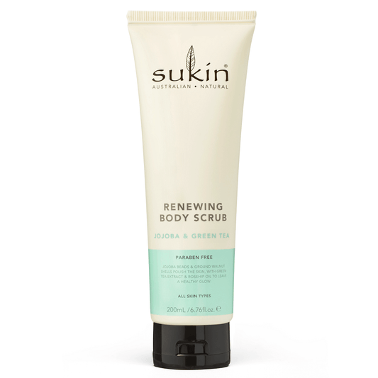 Sukin Natural Renewing Body Scrub Jojoba & Green Tea 200mL