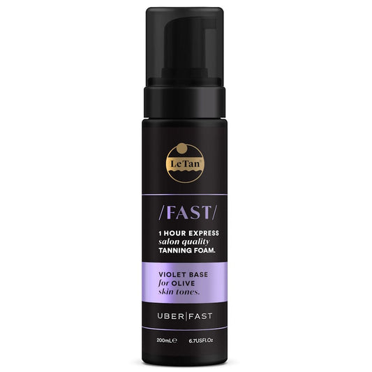 Le Tan UBER FAST Self Tanning Foam 200mL - Violet Base
