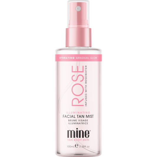 mineTan ROSE Illuminating Facial Tan Mist 100mL