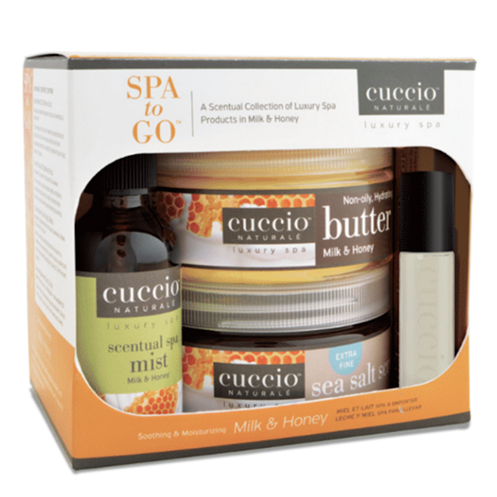 cuccio NATURALE Spa to Go with Cuticle Roll-On - Milk & Honey