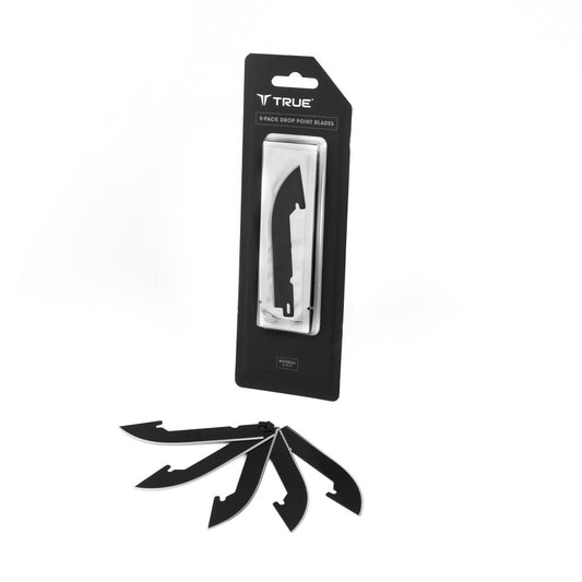 TRUE 5 Pack Drop Point Blades