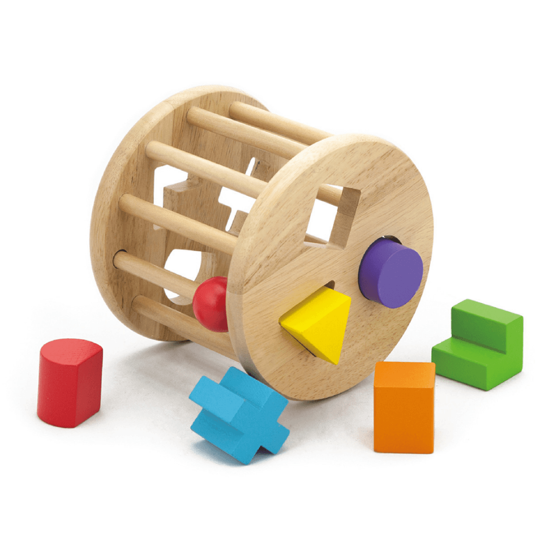 Wooden Shape Sorting Wheel