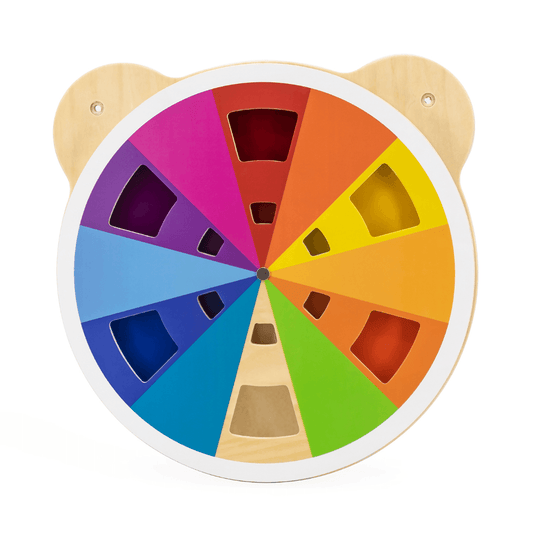 Wooden Wall Toy - Overlaying Colours