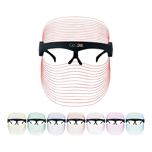 GLO24K 7 Color LED Beauty Device - Face Mask