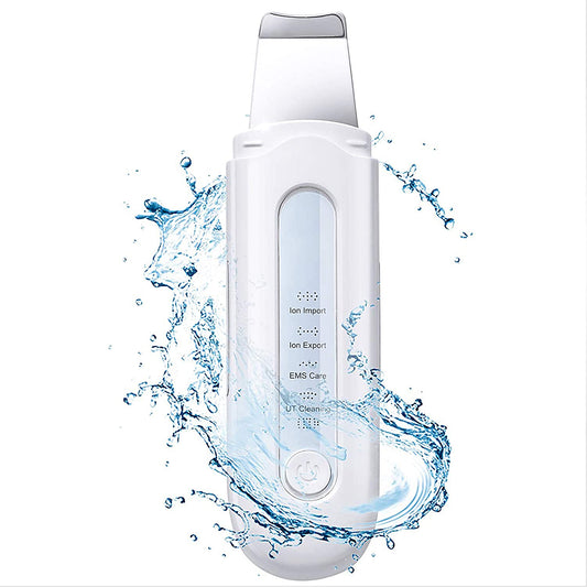 Evertone Winjoy Ultrasonic Skin Scrubber Blackhead Remover 4-Mode Skin Spatula Pore Cleaner With Ion Tech And Ance Extractor For Deep Cleansing Facial Skin Exfoliatior And Ems Skin Lifting Scraper