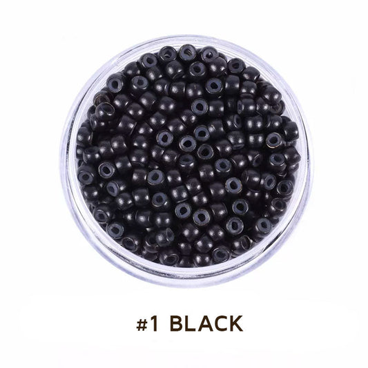 Nano Beads 3mm Silicone Lined for Hair Extensions 200 Pcs