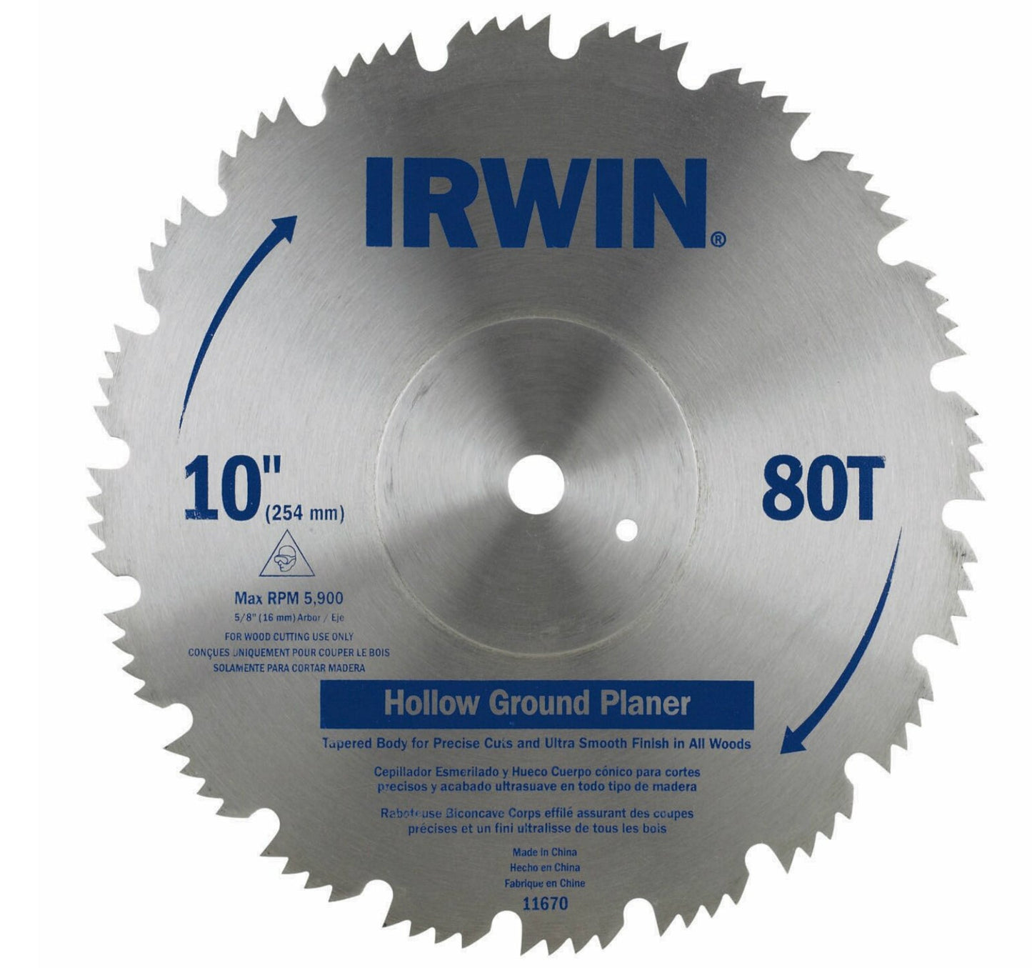 Irwin 11670 Hollow Ground Planer Blade 5/8"