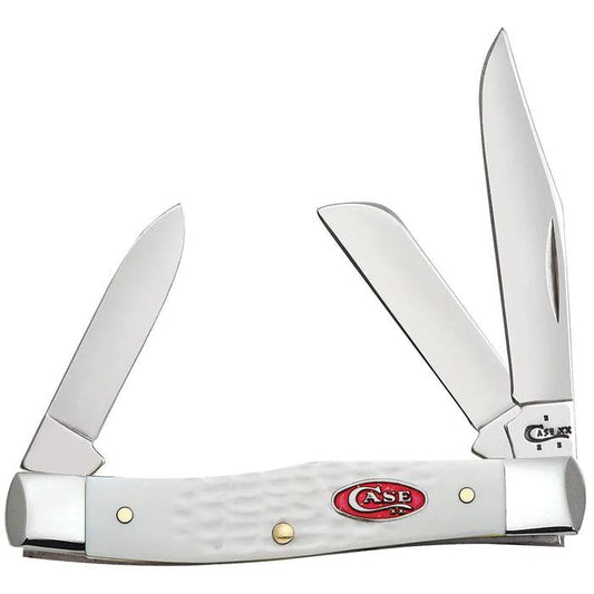 Case 60184 SparXX Standard Jig White Synthetic Medium Stockman Knife