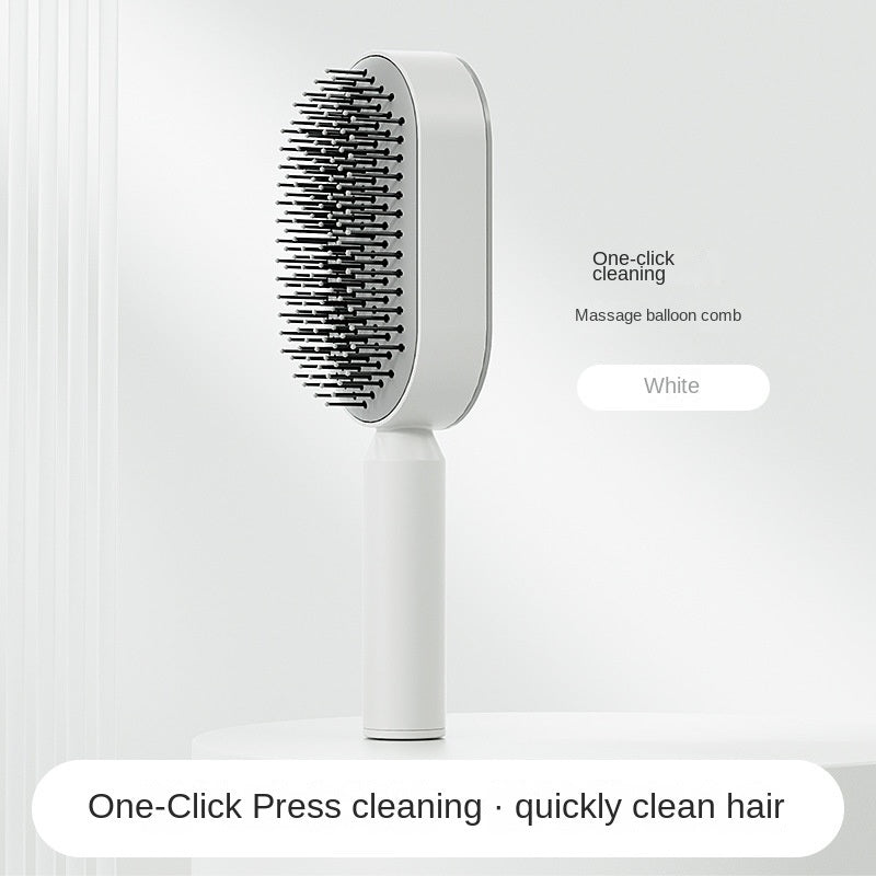 Self Cleaning Hair Brush & Massage Bristles