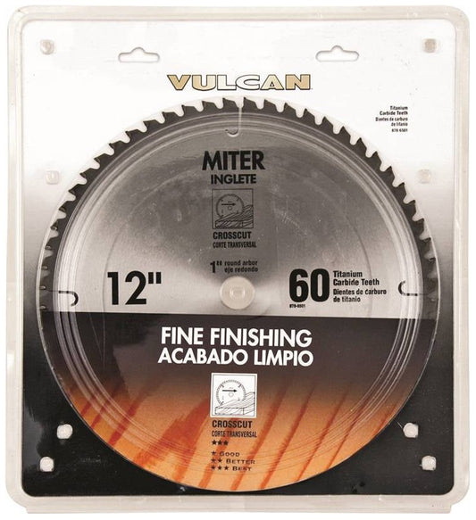 Vulcan 391281OR Thin Kerf Design Circular Saw Blade, 12" Dia