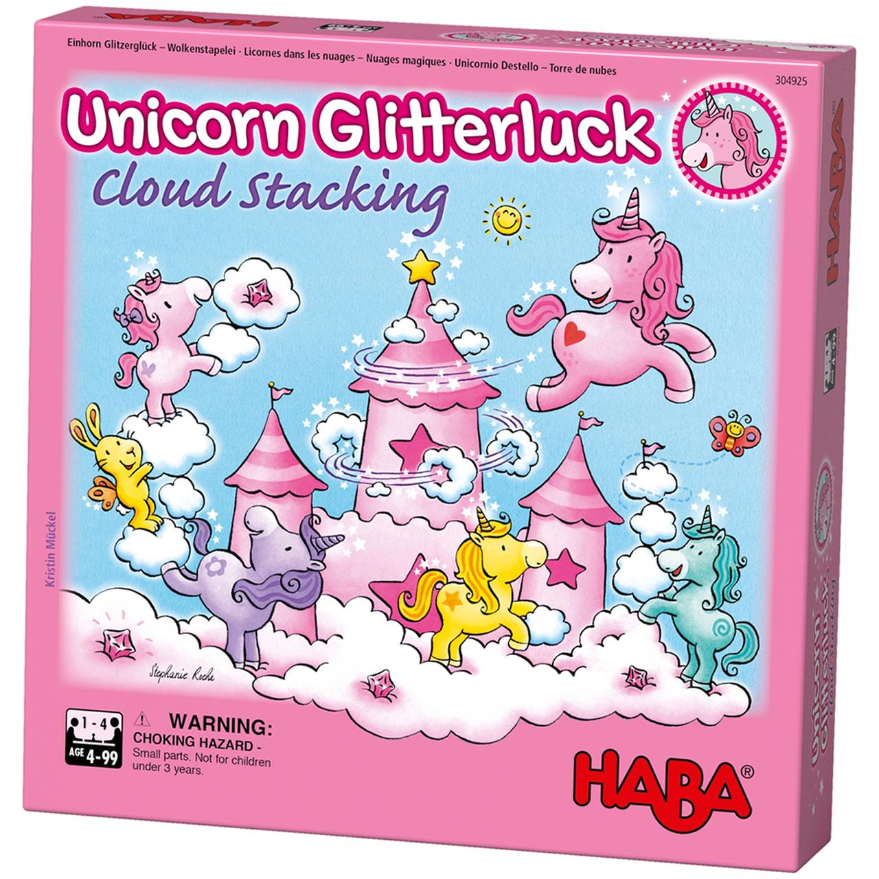 Haba Unicorn Glitterluck | Cloud Stacking