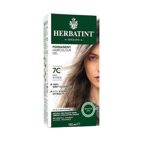 Herbatint Permanent Hair Colour Gel 7C Ash Blonde 135mL