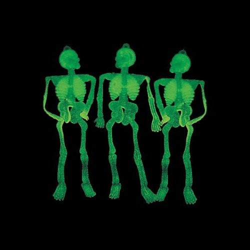Glow In The Dark Goofy Halloween Skeletons