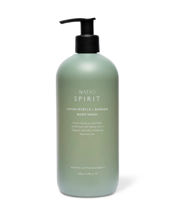 NATIO Spirit Lemon Myrtle + Banksia Body Wash