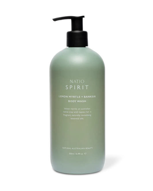 NATIO Spirit Lemon Myrtle + Banksia Body Wash
