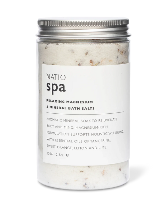 Natio Spa Relaxing Magnesium & Mineral Bath Salts 350g
