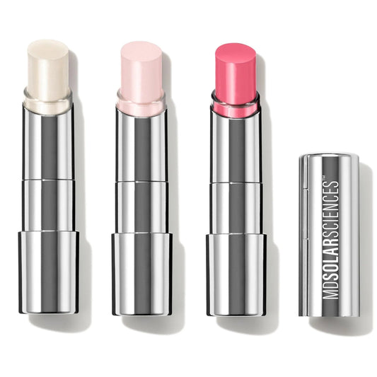 Lip Balm Set with Sunscreen MDSolarsciences™ Hydrating Sheer Lip Balm Neutrals Trio SPF 30 0.15 oz. Tube