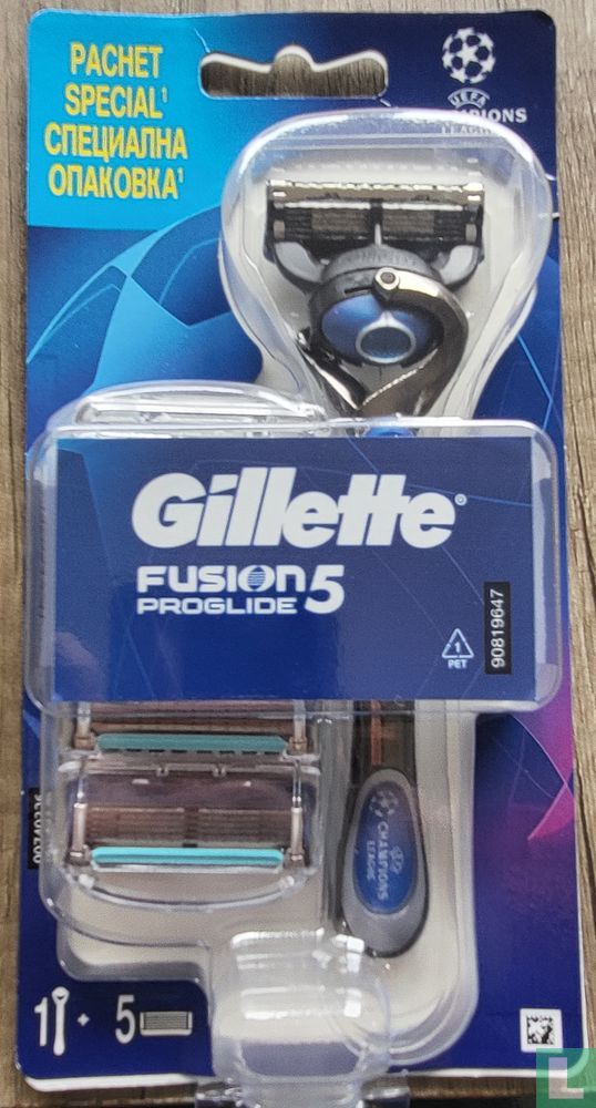 GILLETTE FUSION 5 PROGLIDE CHAMPS 5UP
