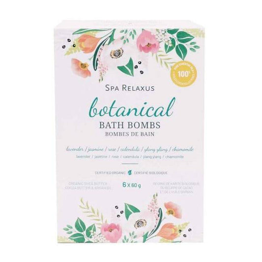 Relaxus Spa Relaxus Botanical Bath Bombs 6 x 60g Gift Set