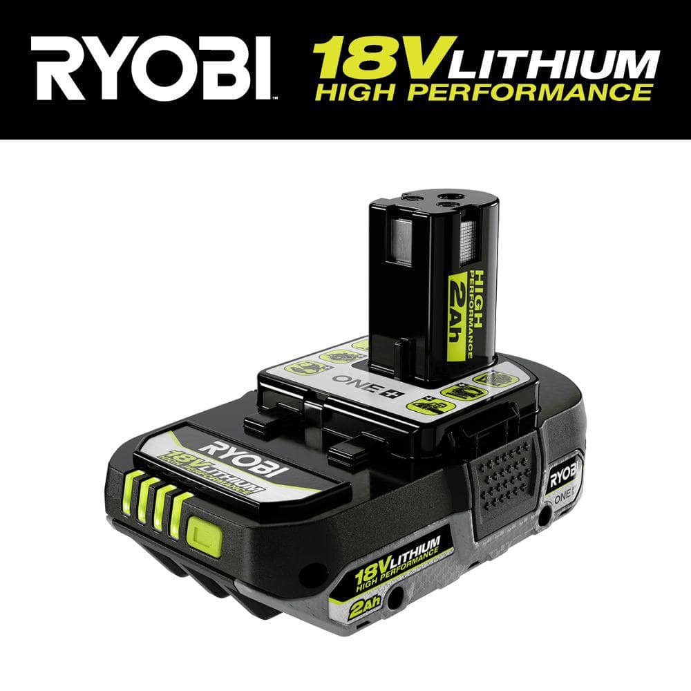 RYOBI ONE+ 18V 2.0 Ah Lithium-Ion HIGH PERFORMANCE Battery - $55