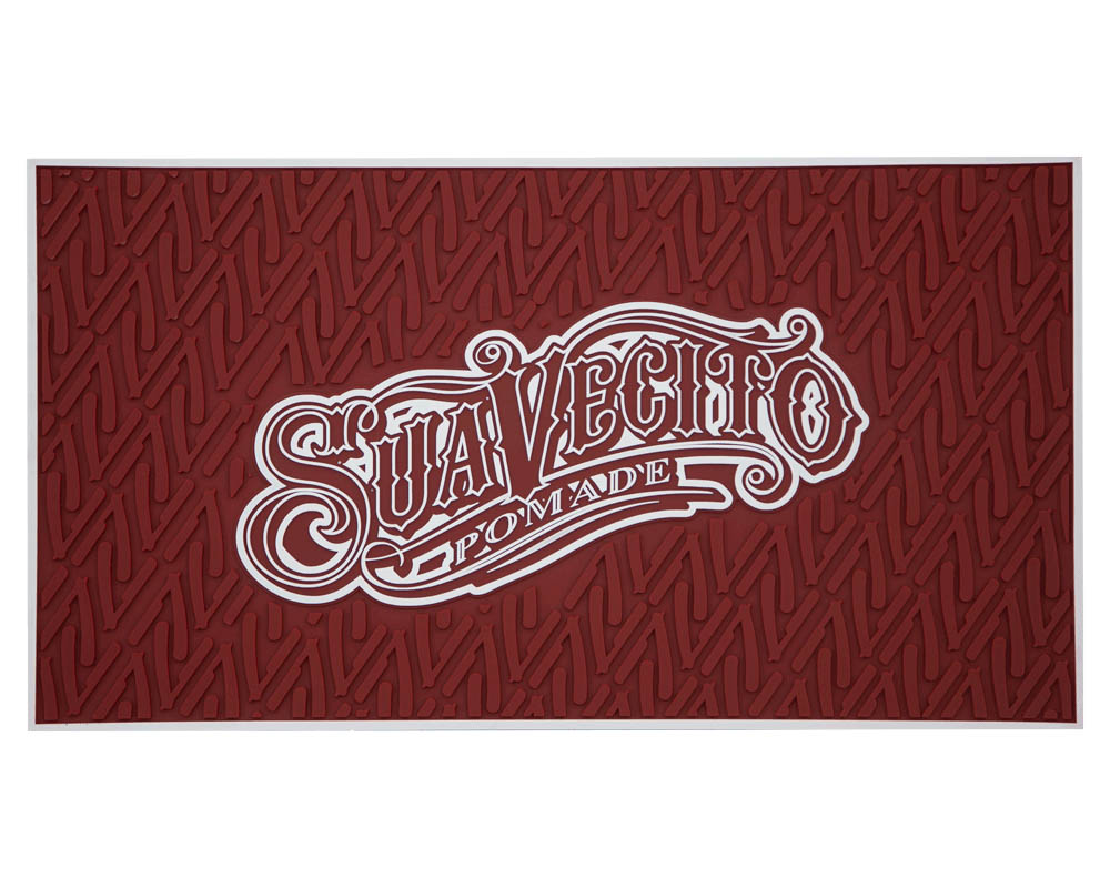 Red OG Script Barber Mat
