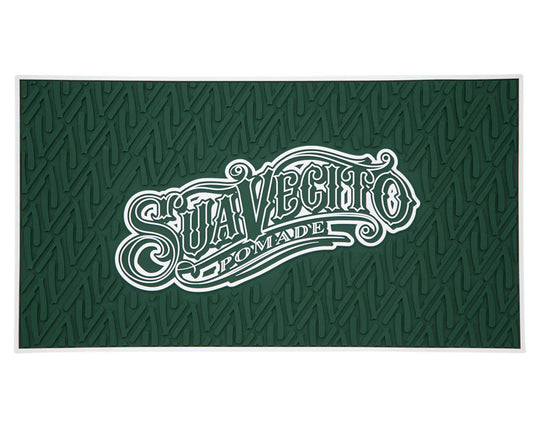 Green OG Script Barber Mat