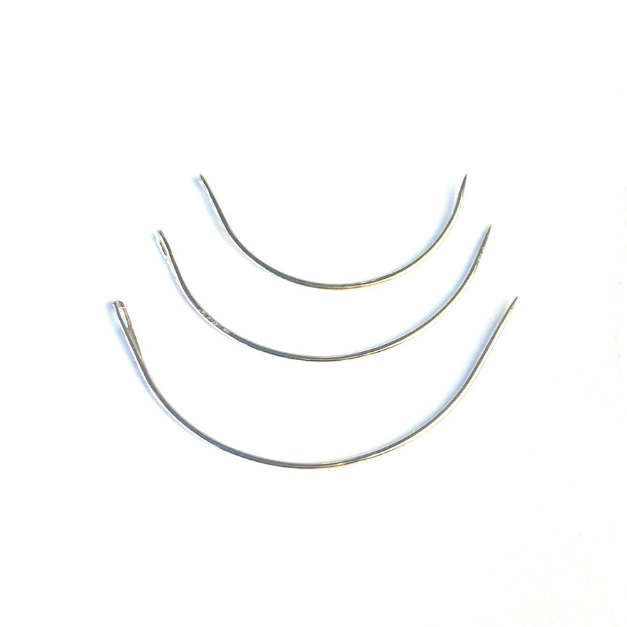 C Shaped Needle For Weft Hair Extensions Tools Curved 4 Pcs